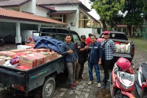 PWI, Pemkot Cilegon dan Serang, Serahkan Bantuan Untuk Korban Banjir Lebak
