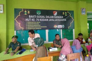 HUT Kodam Jaya ke-70, Kodim 0506 Tangerang, Adakan Baksos dan Santri Mandiri