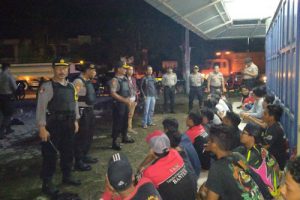 Ada Isu Tawuran, Polres Serang Kota Lakukan Patroli Gabungan