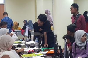 Ridho Penderita Benjolan Jalani Pemeriksaan Lab di RSUD Tangerang