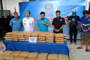 100 Kilo Ganja Diamankan BNNP Banten, Lima Tersangka Terancam Mati