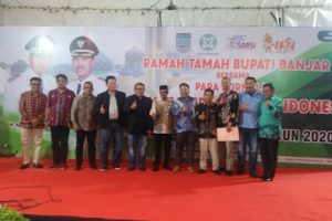 Silaturahmi dengan SMSI, Bupati Banjar Apresiasi Pers 