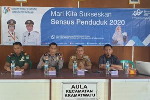 Kapolsek Kramatwatu Hadiri Rakor Sensus Tingkat Kecamatan