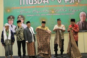Dihadiri Walikota Tangerang, Musda V FSPP Pilih KH. Mulyadi Jadi Ketua