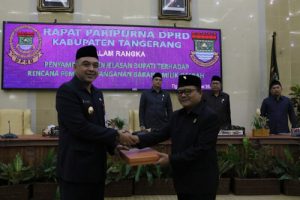 DPRD Kabupaten Tangerang Paripurna Pemindahan Aset ke Swasta