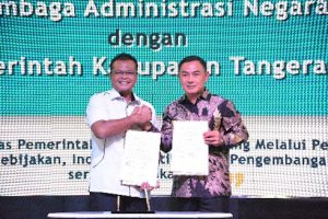 Wabup Tangerang Jalin MoU dengan LAN