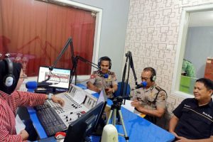 Ditpamobvit Polda Banten Sosialisasi Pengamanan Pilkada 2020 di Radio