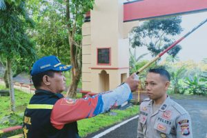 SPN Mandalawangi Polda Banten Terapkan Social Distancing Cegah Covid-19