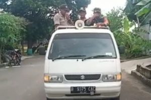 Polsek Neglasari Serukan Waspada Corona ke Warga