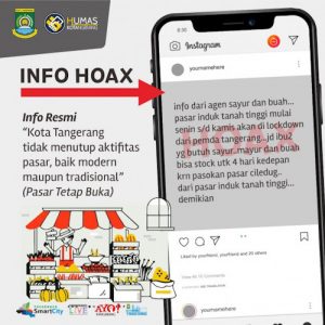 Pasar Induk Tanah Tinggi Akan Tutup Karena Virus Corona Hoaks