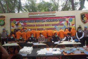 Polresta Bandara Soetta Musnahkan Barang Bukti Hasil Kejahatan