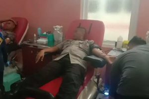 Stok Darah Minim Akibat Covid-19, Brimob Banten Donor Darah