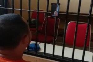 Warga Binaan Rutan Polres Serang, Difasilitasi Video Call Komunikasi Kerabat