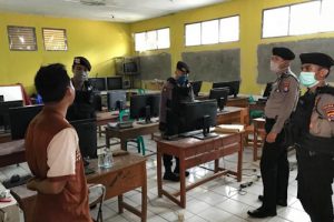 Ditsamapta Polda Banten Rutin Himbau Pencegahan Covid-19