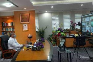 Bupati Tangerang Video Teleconference dengan Kepala Daerah Jabodetabekjur Bahas PSBB