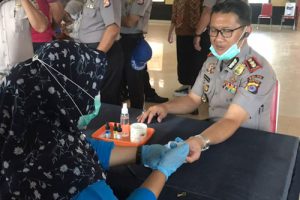 Bantu Ketersedian Stok Darah PMI, SPN Mandalawangi Donor Darah