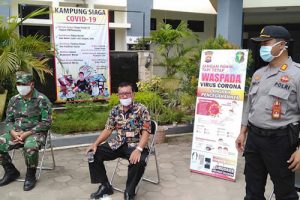 Cegah Covid-19, Sat Binmas Polres Cilegon Bentuk Kampung Siaga