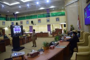 DPRD Kabupaten Tangerang Paripurna LKPJ Gunakan Video Conference