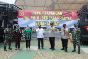 Lagi, Polda Banten dan TNI, Buka Dapur Umum di Cilegon