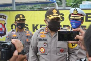 Kapolda Banten Tinjau Pos Check Point GT Merak