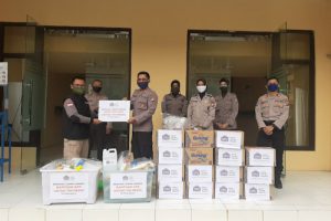 Dirbinmas Polda Banten Terima Bantuan APD dari Yayasan Griya Yatim dan Dhuafa
