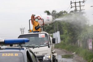 PSBB Hari Pertama Sesi II Kabupaten Tangerang, PMI Kerahkan Mobil Gunner