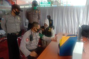 Biddokes Polda Banten, Patroli Kesehatan ke Pos Pam Operasi Ketupat Kalimaya