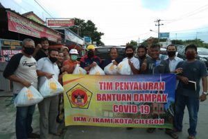 IKAMI/IKM Kota Cilegon Peduli Dampak Covid-19 Salurkan Paket Sembako