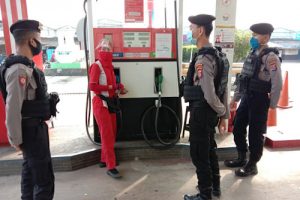 Ditsamapta Polda Banten, Patroli Cipkon Cegah Kejahatan Kondisi Pandemi