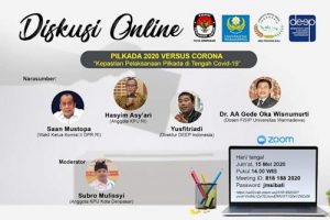 JMSI Bali dan KPU Denpasar, Diskusi Online ‘Kepastian Pilkada di Tengah Pandemi Covid-19’