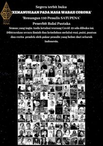 110 Penulis Satupena, Menulis Buku ‘Kemanusiaan pada Masa Corona’