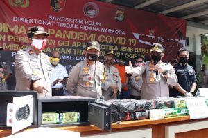 Bareskrim Polri Ungkap Kasus Narkoba Modus Ekspedisi Sembako
