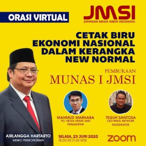 Munas I JMSI Akan Dibuka Menko Perekonomian