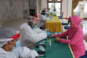 Polres Cilegon Adakan Rapid Test Peringati Hari Bhayangkara Ke-74