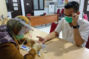Rapid Test Komisioner dan Pegawai KPU Kabupaten Serang Sudah Keluar, Ini Hasilnya