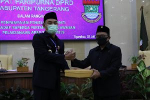DPRD Kabupaten Tangerang Paripurna Penyerahan LKPJ Pemerintah