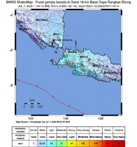BMKG: Gempa Lebak Akibat Subduksi Lempeng Indo-Australia