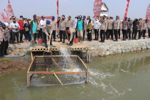Kapolda Banten Dampingi Kabaharkam Polri Gladi Bersih Panen Raya dan Launching Kampung Tangguh Nusantara