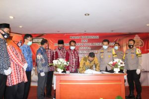 Pastikan Pilkada Aman, KPU Kabupaten Serang MoU dengan Tiga Polres
