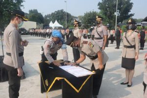 Kasat Lantas dan Kapolsub Sektor Cargo Polresta Bandara Soetta Bergeser