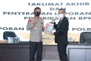 Mabes Polri Raih WTP dari BPK