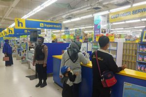Pantau AKB Ditsamapta Polda Banten Datangi Pusat Perbelanjaan