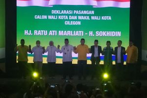 Terapkan Protokol Kesehatan, Deklarasi Pasangan Ati-Sokhidin Berlangsung Tertib