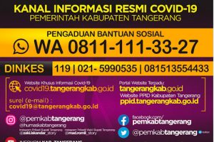 Ini ‘Up Date’ Covid-19 Kabupaten Tangerang