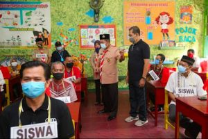 Walikota Serang Cek Simulasi KBM Tatap Muka di SD Negeri Serang 02