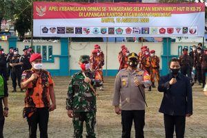 Dandim 0506 Tangerang Hadiri Apel Kebangsaan Ormas se Tangerang Selatan