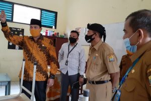 Pastikan Kesiapan Sekolah Tatap Muka, Ketua DPRD Sidak SMPN 1 Kota Serang
