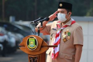 Hari Gerakan Pramuka Wali Kota Tangerang Ajak Terapkan 3M