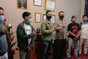 Sambangi Kapolres PWI Cilegon Minta Polisi Bisa Lindungi Wartawan Saat Bertugas
