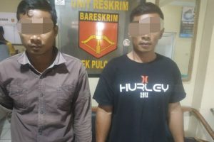 Polsek Puloampel Cilegon Amankan Dua Pencuri Kabel PT. MEI